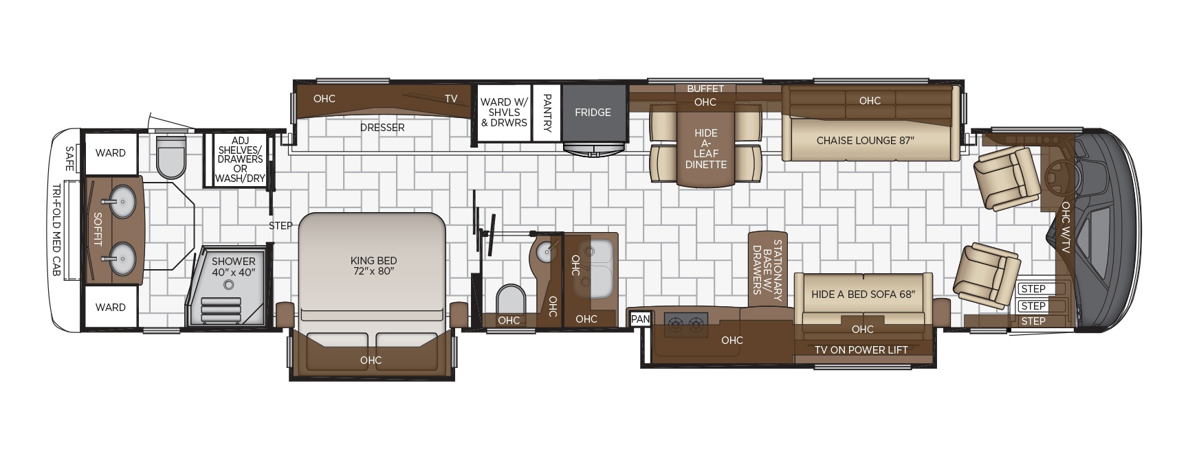 Mountain Aire floor plan options Newmar