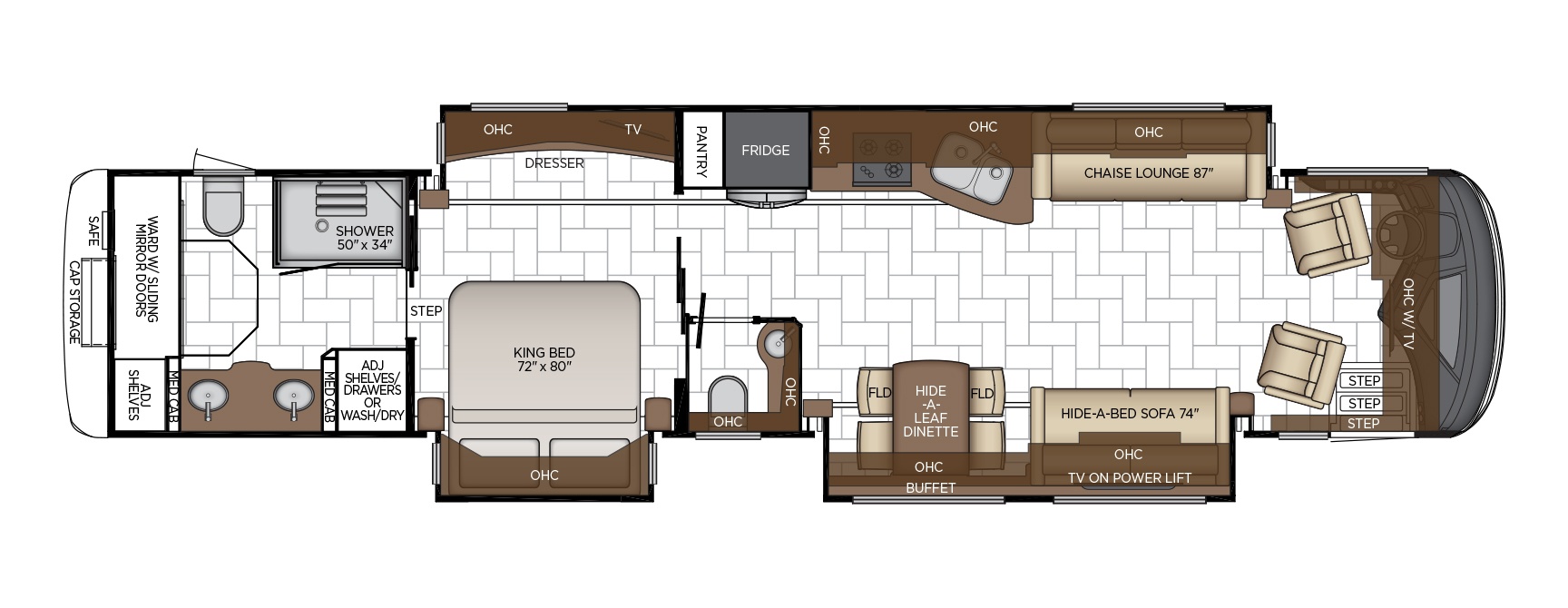 Mountain Aire floor plan options Newmar