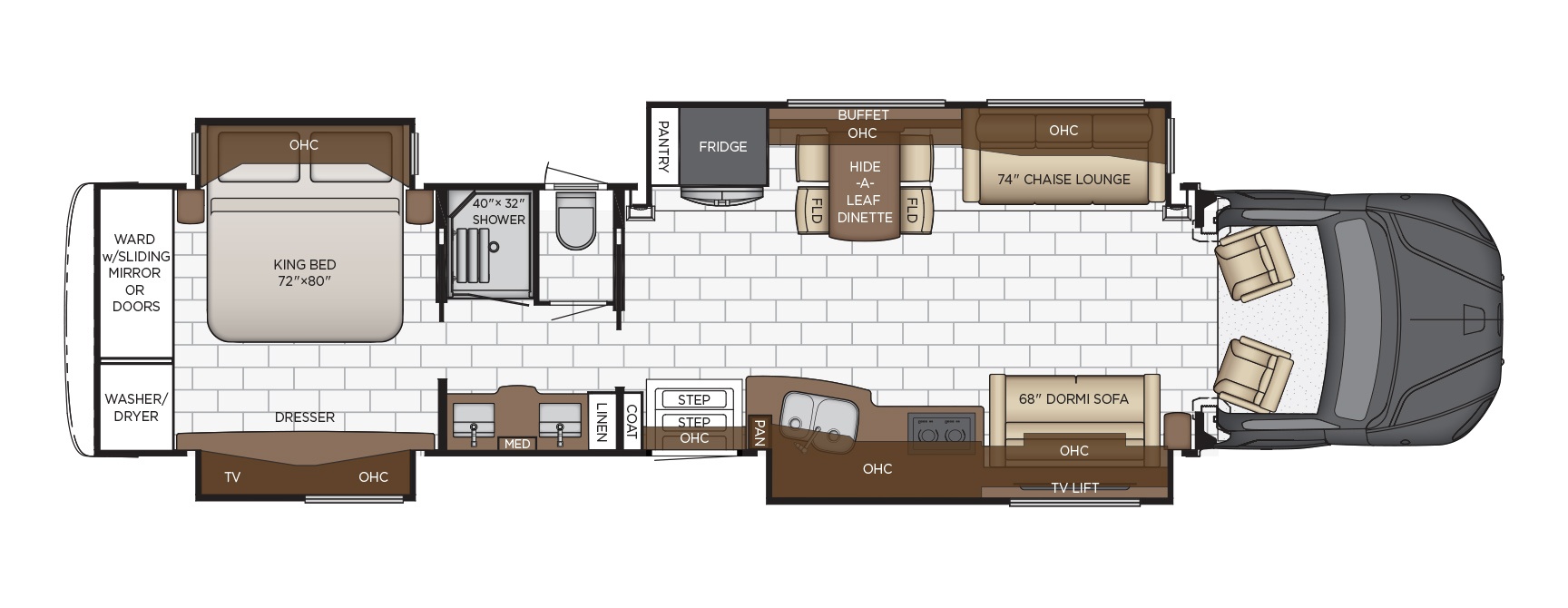 2020 Supreme Aire floor plan options Newmar
