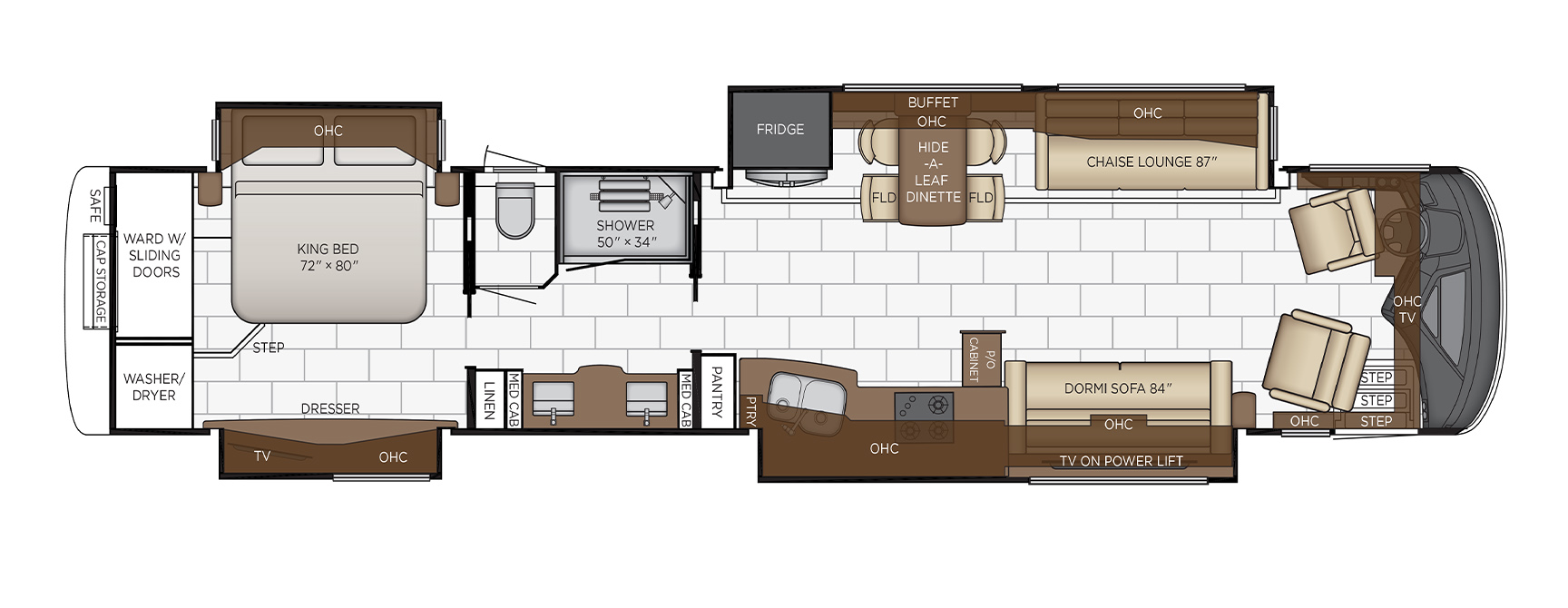 2021 London Aire floor plan options Newmar