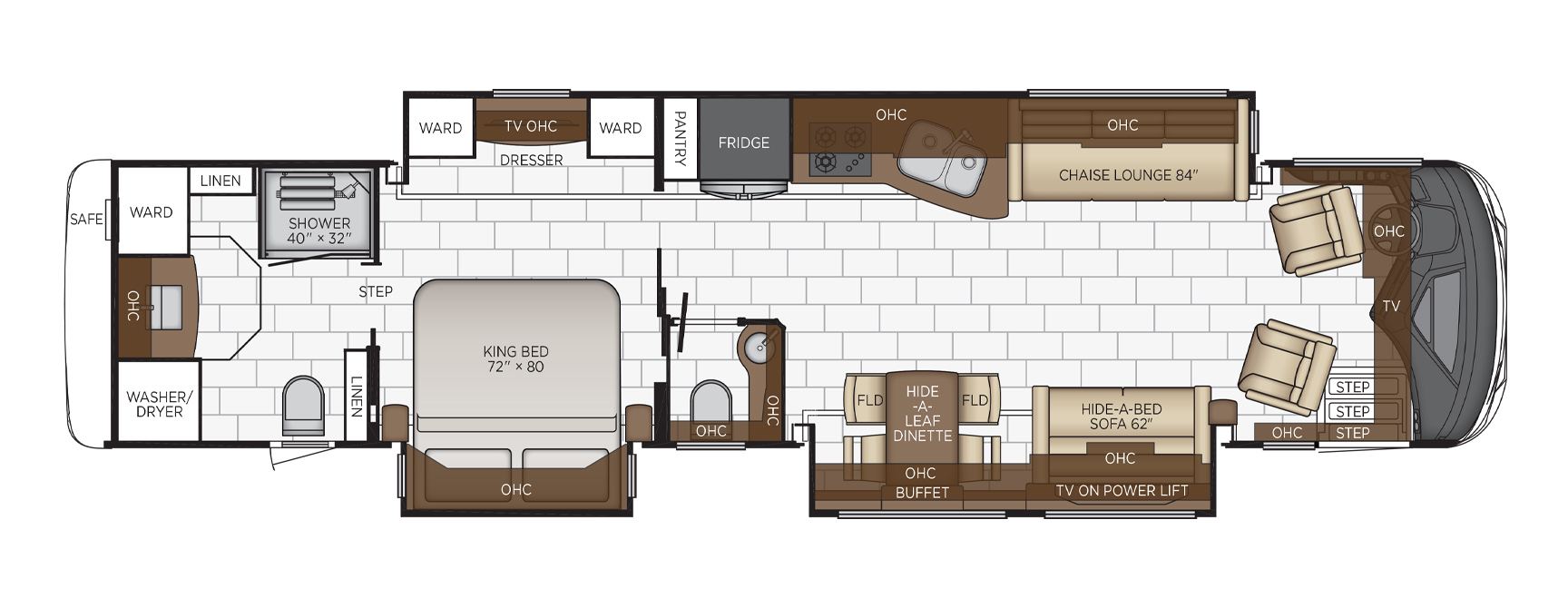 2021 Mountain Aire floor plan options Newmar