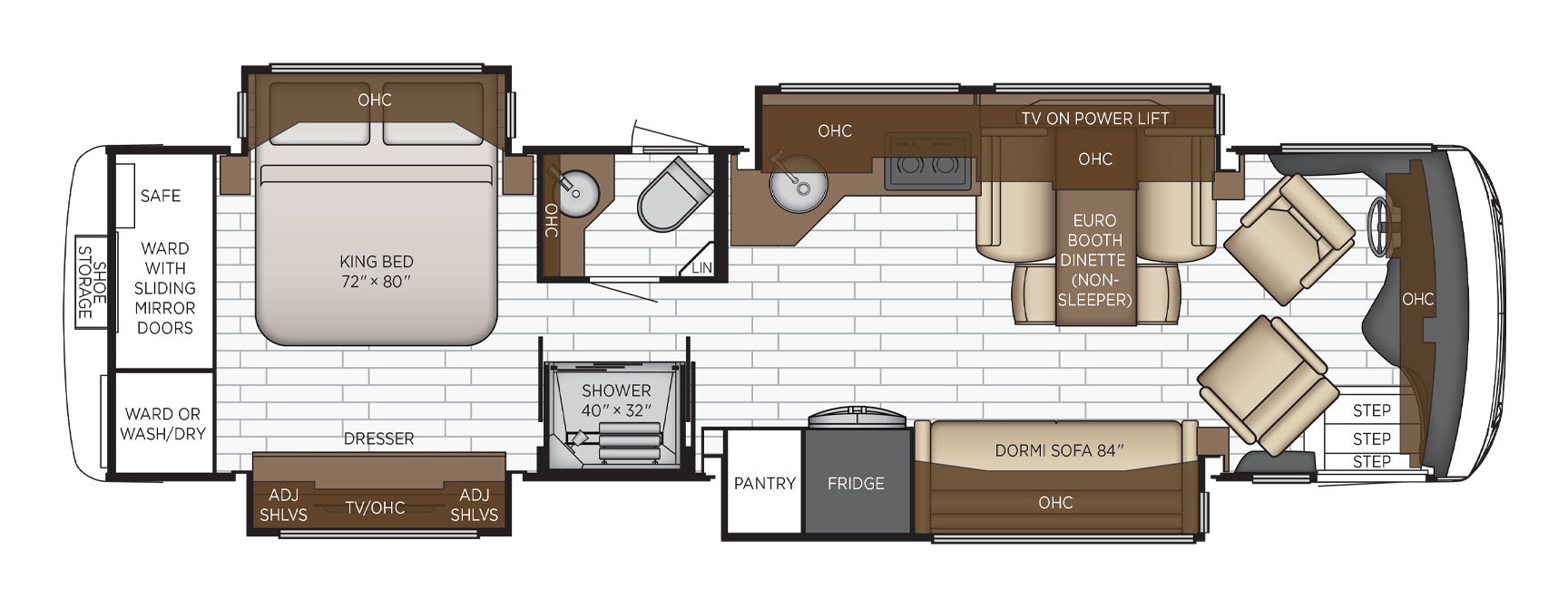2022 New Aire floor plan options Newmar