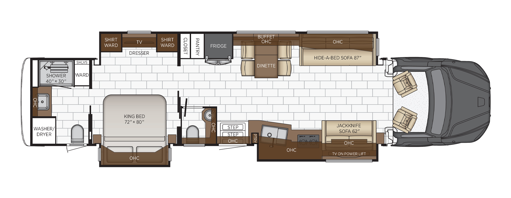 2025 Supreme Aire Floor Plan Options Newmar